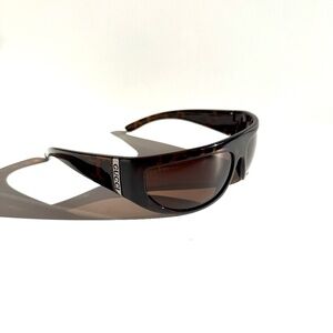 GUCCI Marcello GG157S 64mm Dark Brown Tortoise Acetate Rectangular Sunglasses